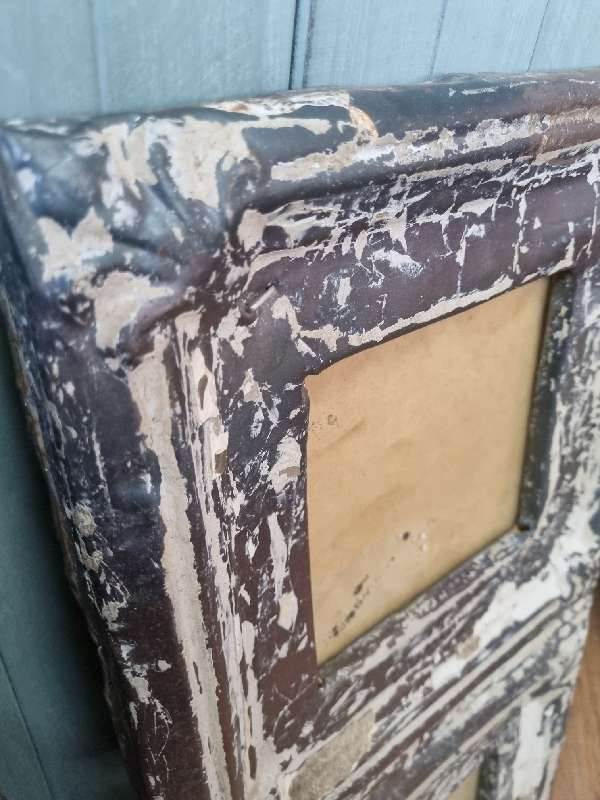 2 x Rustic Picture Frames made from Tin Ceiling Metal - Size 57cm x 28cm each - Price is for both