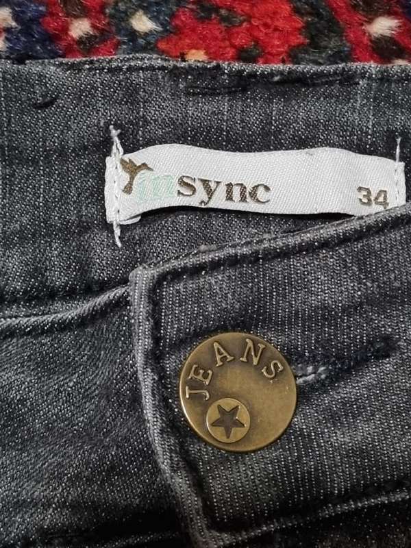 Black Denim Skirt - Size 34