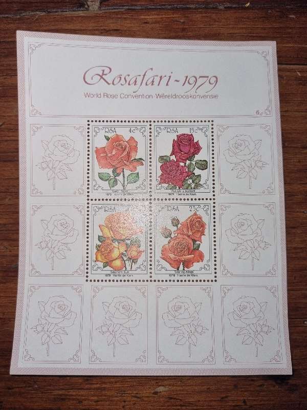 Rosafari - 1979 Stamp Sheet