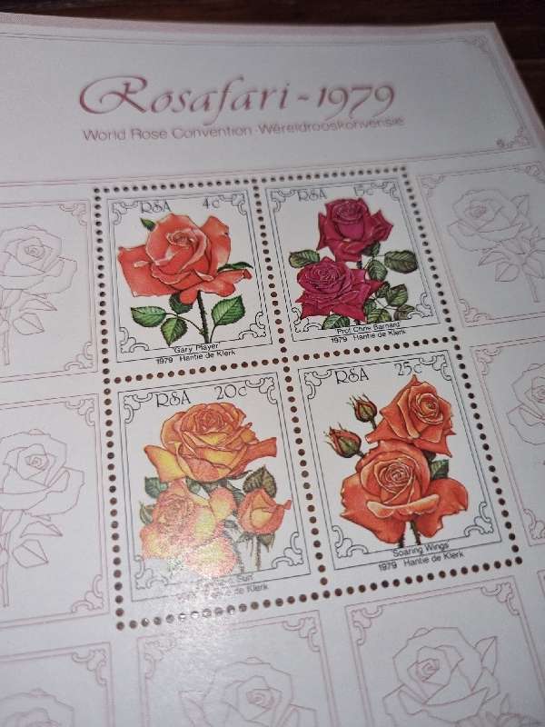 Rosafari - 1979 Stamp Sheet
