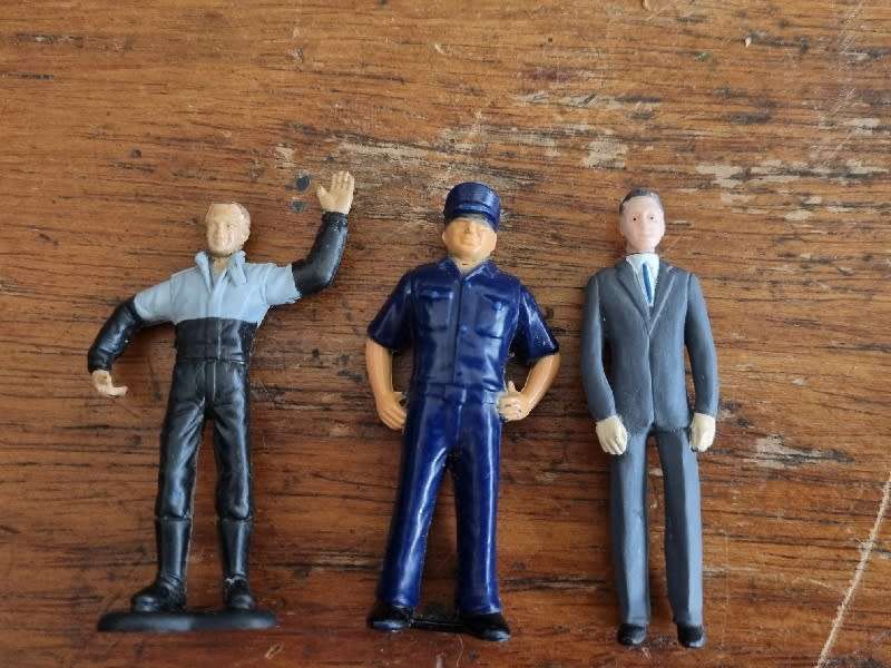 3 x Vintage Miniature Figurines
