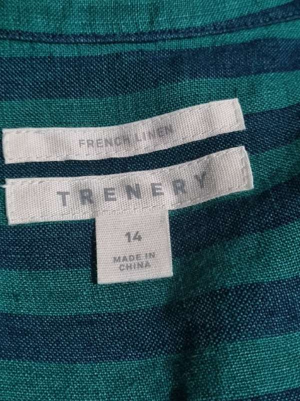 Trenery French Linen Dress with pockets - Size 14 - Great Quality Dress!!