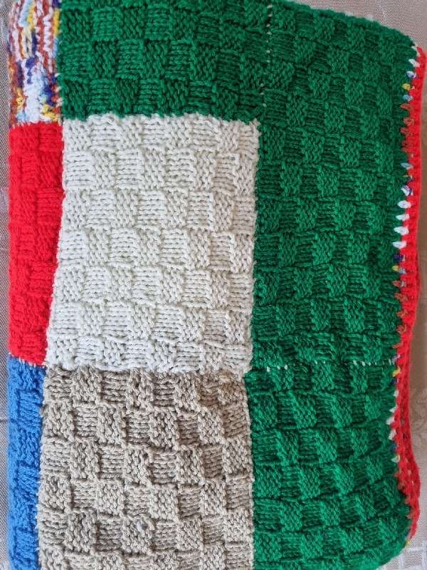 Beautiful Knit and Crochet Handcrafted Blanket - Size 1.7m x 2.1m