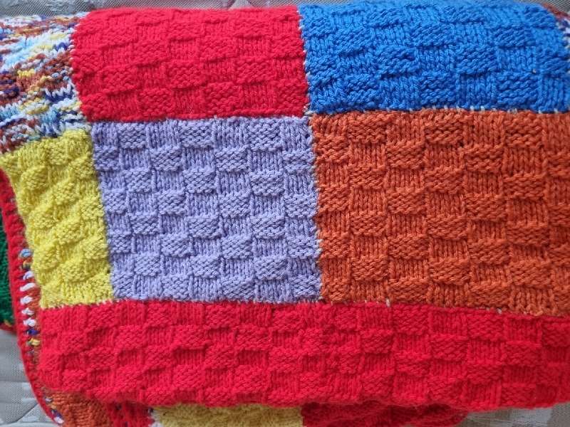 Beautiful Knit and Crochet Handcrafted Blanket - Size 1.7m x 2.1m
