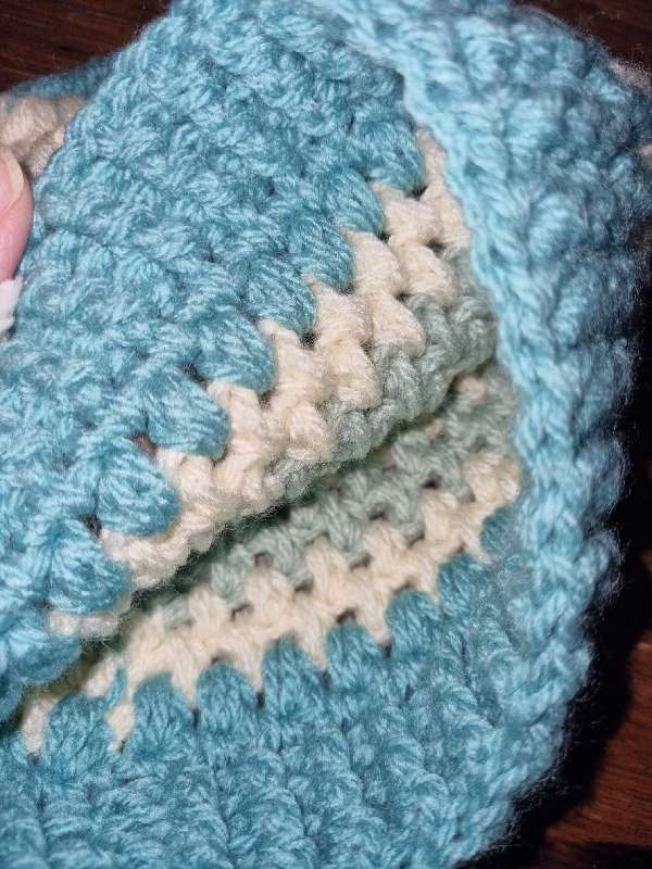Hand crochet beanie