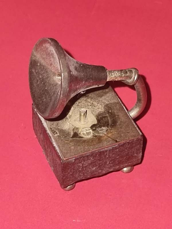 Brass Miniature Gramaphone
