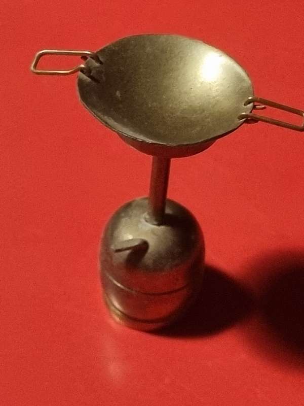 Brass Miniature Cadac with Dish - Skottelbraai