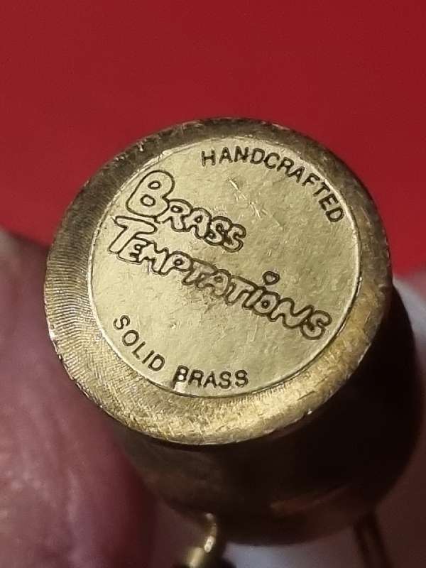 Handcrafted Brass Temptations - Solid Brass Miniature Lamp