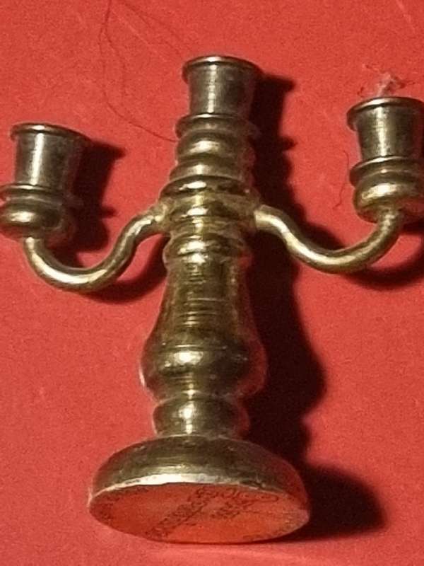 Handcrafted Brass Temptations - Solid Brass Miniature Candlestick
