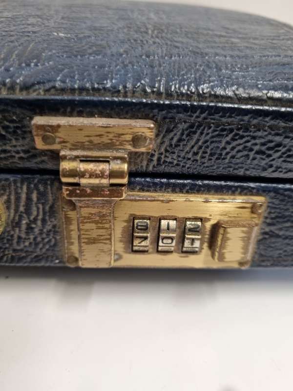 Vintage Genuine Leather Briefcase - Good condition