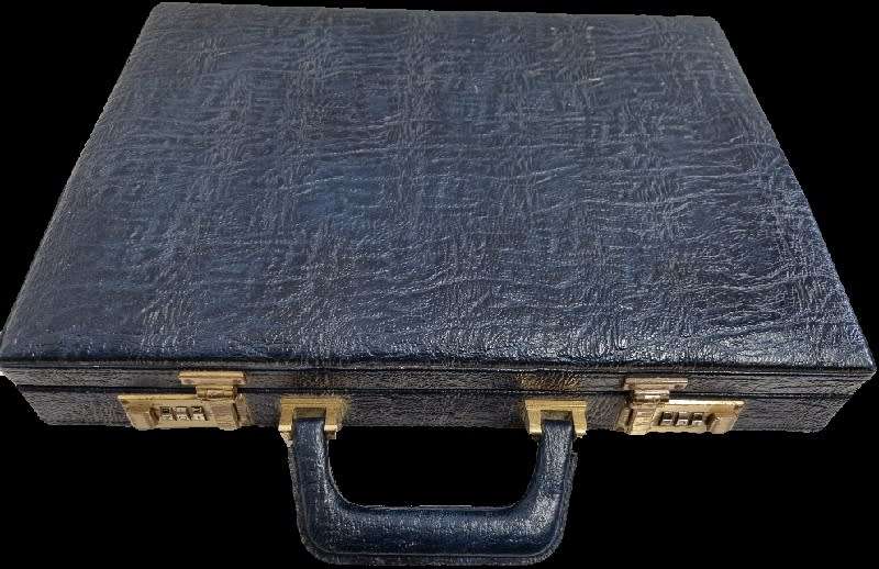 Vintage Genuine Leather Briefcase - Good condition