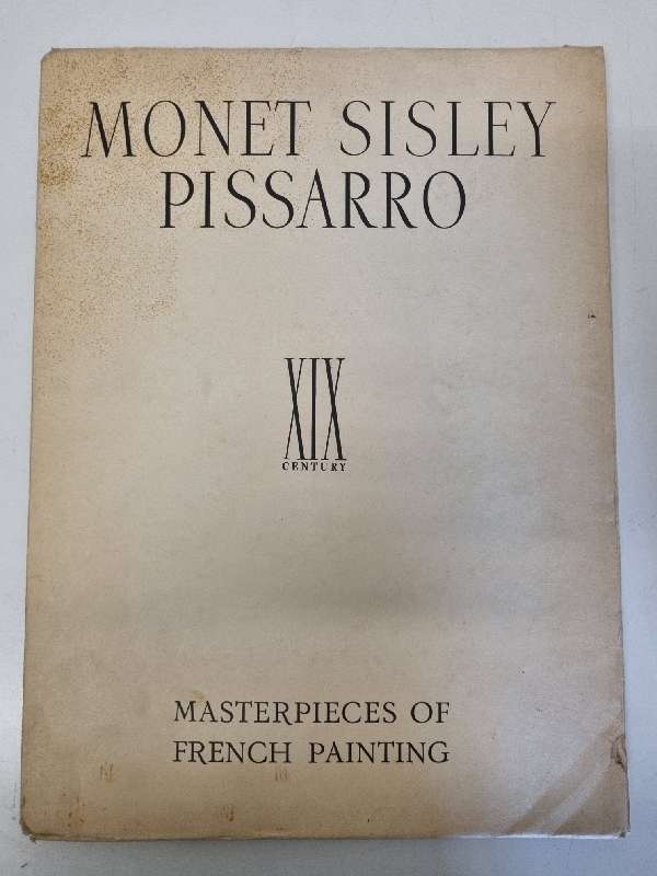 Monet, Sisley, Pissarro by Pierre Francastel - 1939 - with 13 Prints