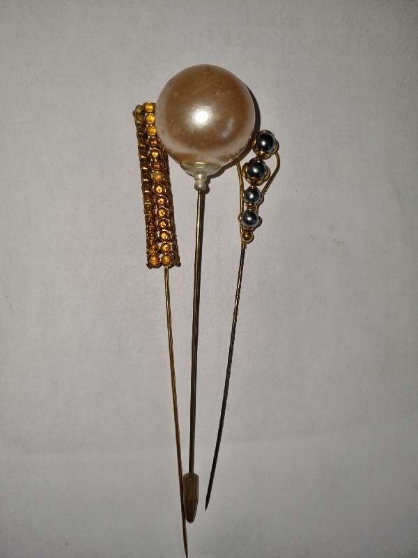 3 x Antique Hatpins