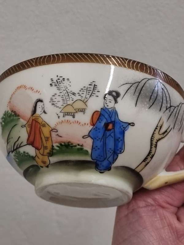 Royal Avon Trio - Fine Porcelain - Face edged in bottom of cup