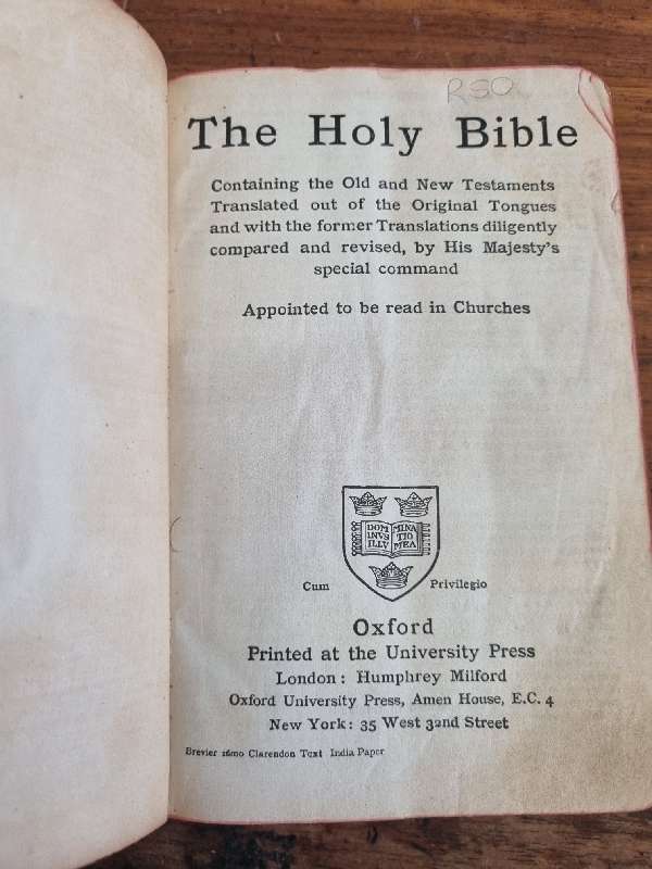 The Holy Bible - Vintage Bible