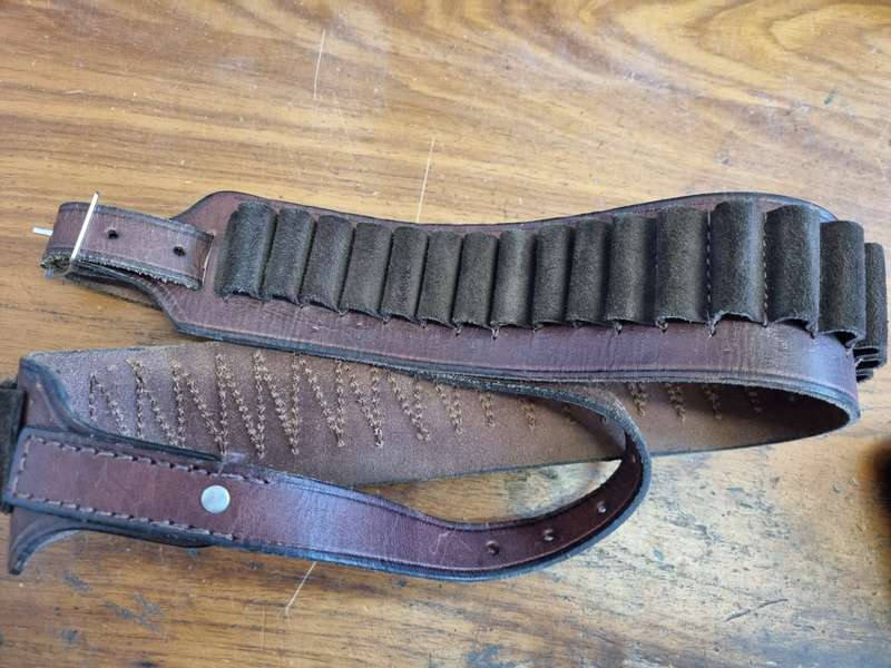 Leather Ammunition Belt