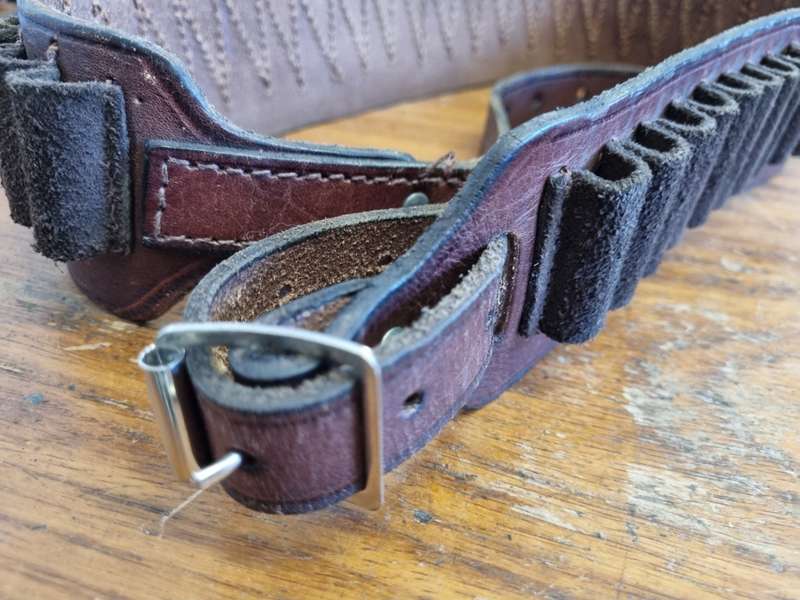 Leather Ammunition Belt