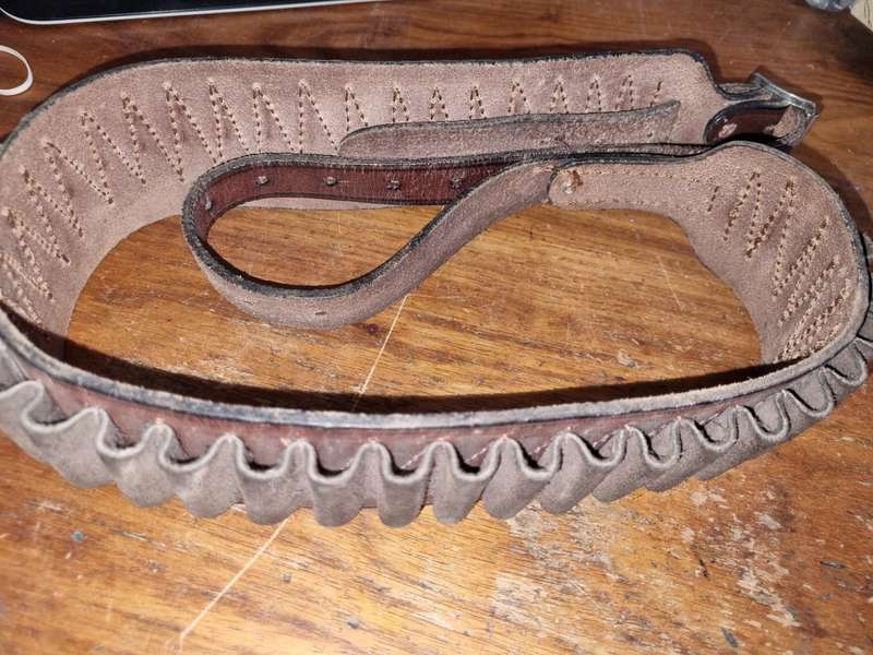 Leather Ammunition Belt