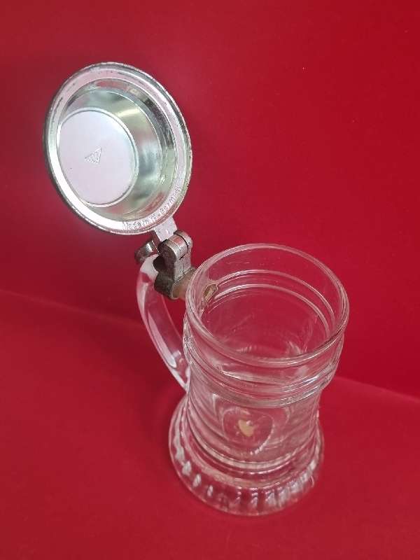 Vintage Small BMF West Germany Beer Stein Schnapskrugerl Mini Tankard - 8.5cm