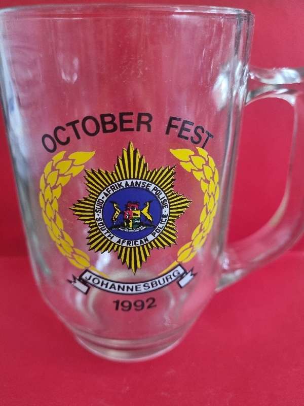 SAPS October Fest Beer Mug - Johannesburg 1992
