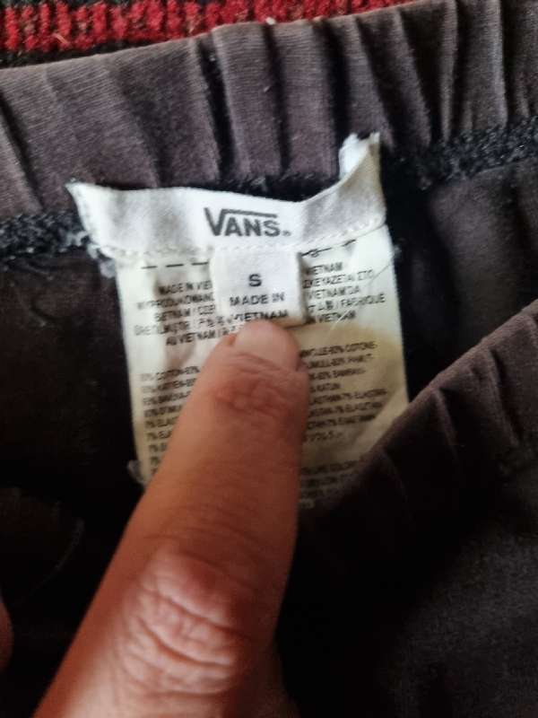 Vans Fitness Tights with detail on side of one leg - size S