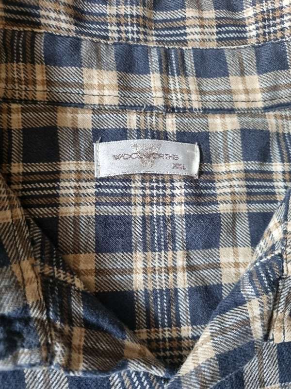 Woolworths checked shirt - Size XXL - 100% cotton