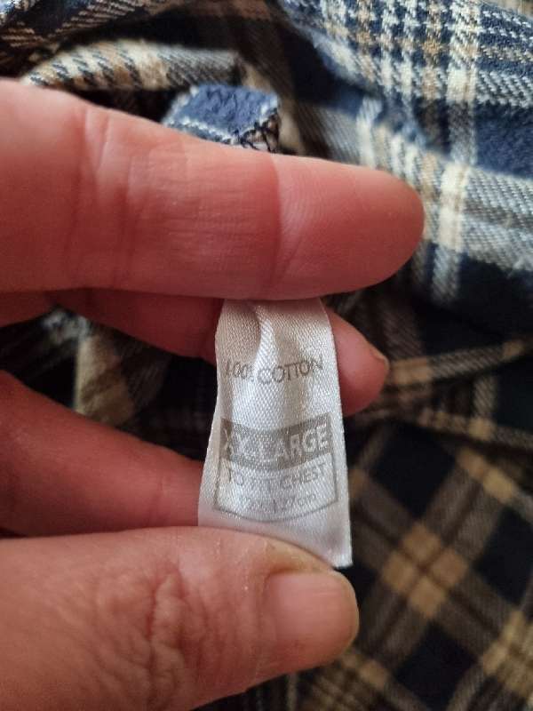 Woolworths checked shirt - Size XXL - 100% cotton