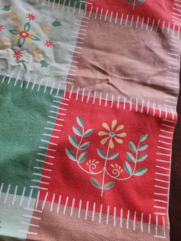 Large Vintage Tablecloth - Size 2.7m x 1.3m