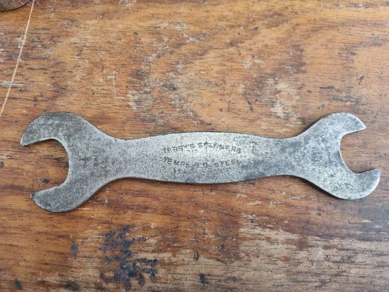 Vintage Spanner - Terry's Spanners - Tempered Steel - Size - 18cm