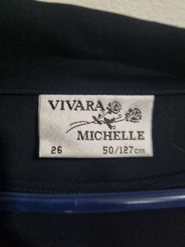 2 Piece  Navy Jacket and Top - Size 26 - Vivara Michelle
