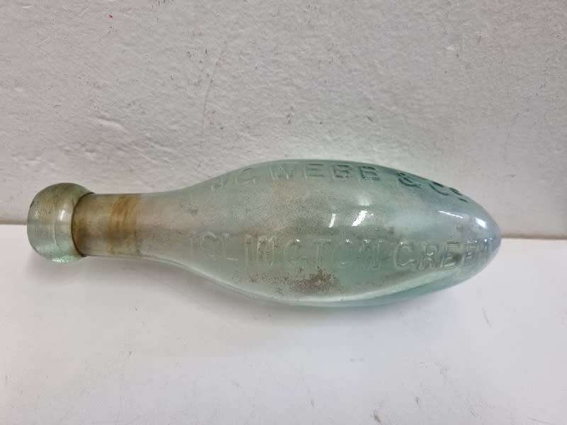 Vintage J.C. Webb Bottle with rounded bottom