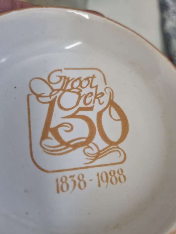 Groot Trek 150 year anniversary small plate - Diameter - 8.5cm