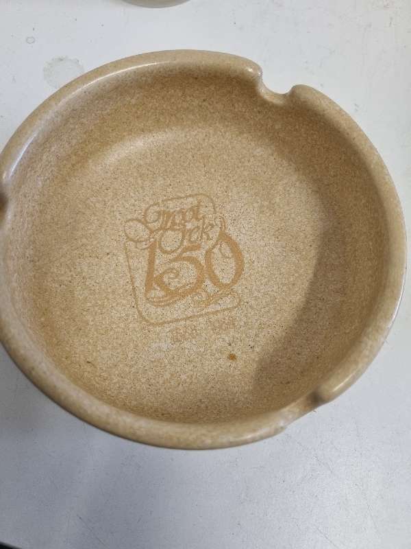 Groot Trek 150 year anniversary ashtray - Hand made - Diameter