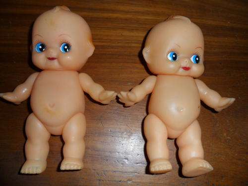 2 x Kewpie Dolls - 18cm tall
