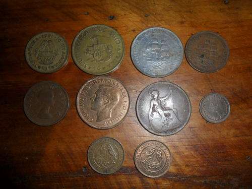 10 x Old SA coins - See list below
