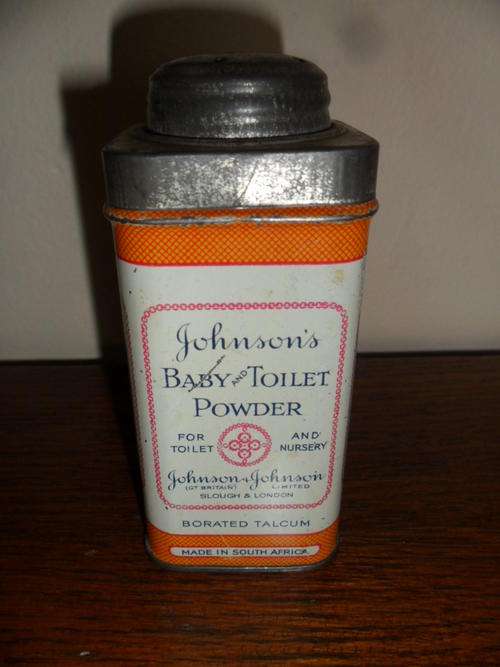 Vintage Johnson's Baby and Toilet Powder Tin