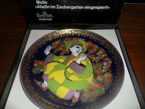 Aladin im Zaubergarten eingesperrt - Sammel-Teller Rosenthal Plate - Boxed