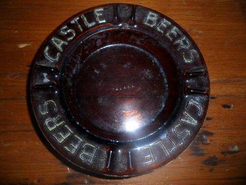 Castle Beers Glass Ashtray
