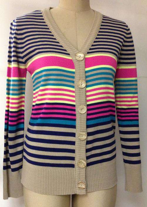 Stripe cardigan for autumn - 3 colours available - buy 2 get free scarf