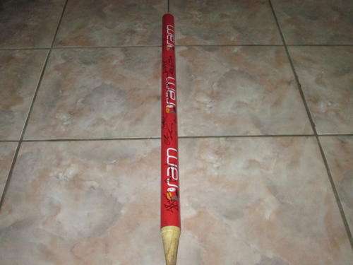 ** GENUINE RAMSLAM SIGNED MATCH USED STUMP ** 2013 WINNERS