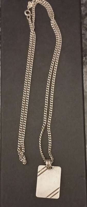 Gorgeous 925 silver chain with pedant