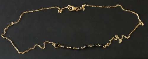 An amazing Black Betty Sterling Silver and Black Onyx  Necklace
