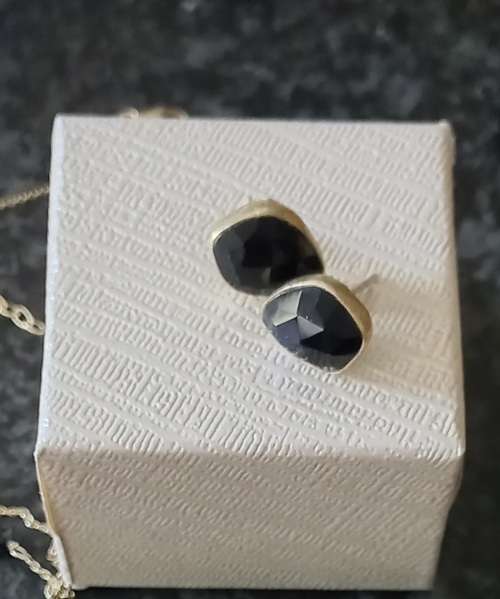 An amazing Black Betty Sterling Silver and Black Onyx Earrings