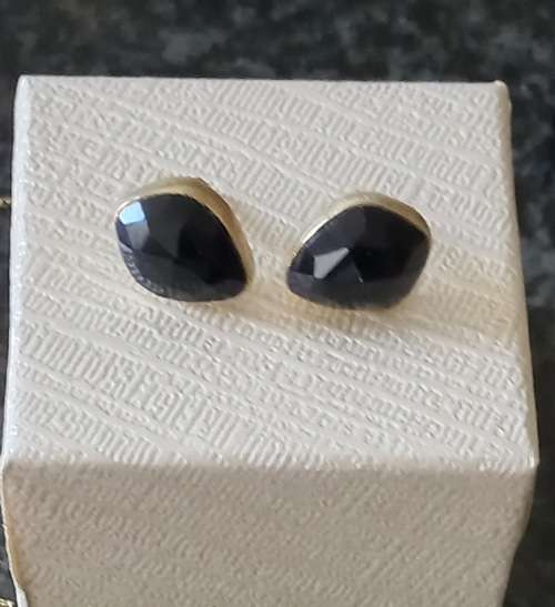 An amazing Black Betty Sterling Silver and Black Onyx Earrings