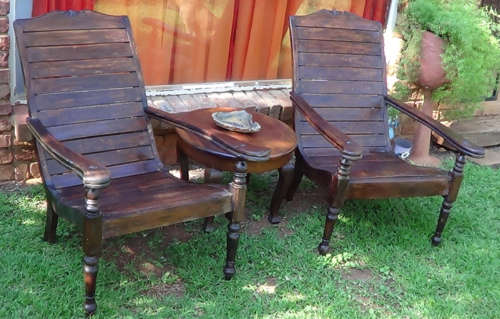 An Absolutely stunning Antique Anglo-Indian Plantation Chairs for Restoration Project!