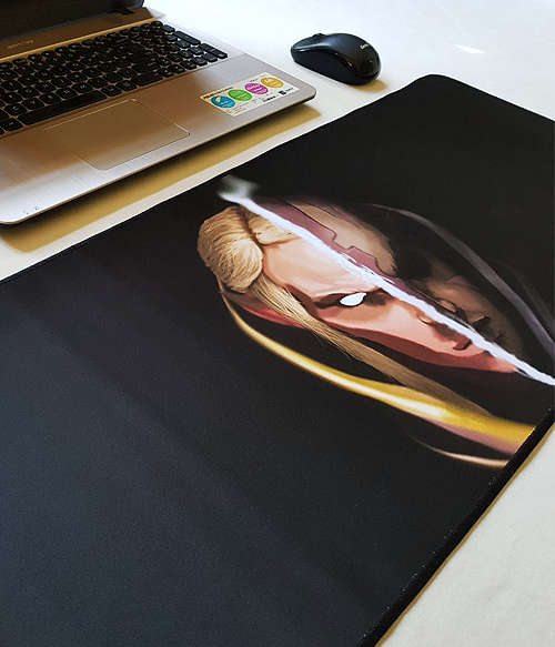 AM vs Invoker Dota 2 Mousepad