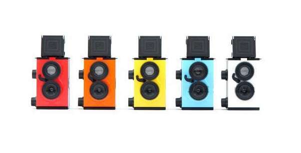Lomo Camera 35MM Film DIY Recesky Twin Lens Reflex Camera