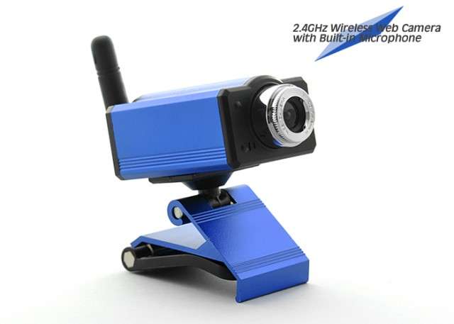 2.4GHz Wireless Web Camera with Built-in Microphone - I177