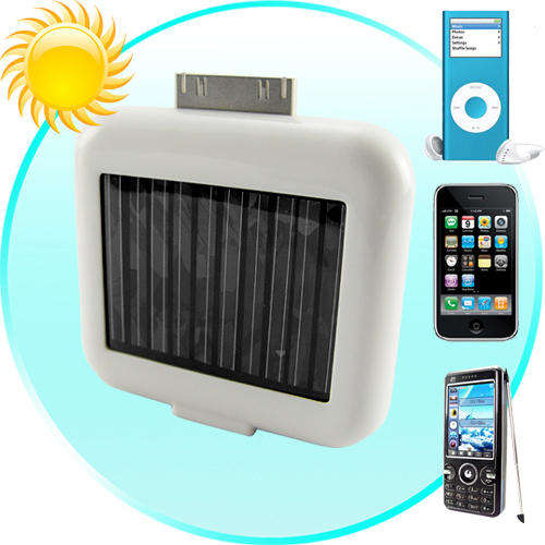 Solar Battery Charger for iPhones, iPods, and USB Devices - G54