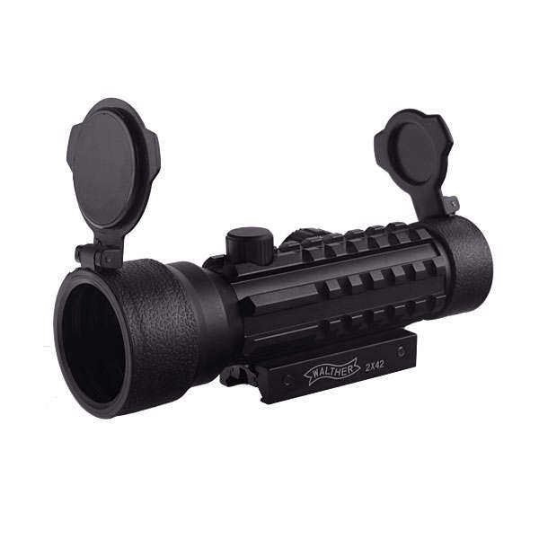 2X42 Dual Illuminated Red/Green Dot Rifle Scope - SCP-014-2BK
